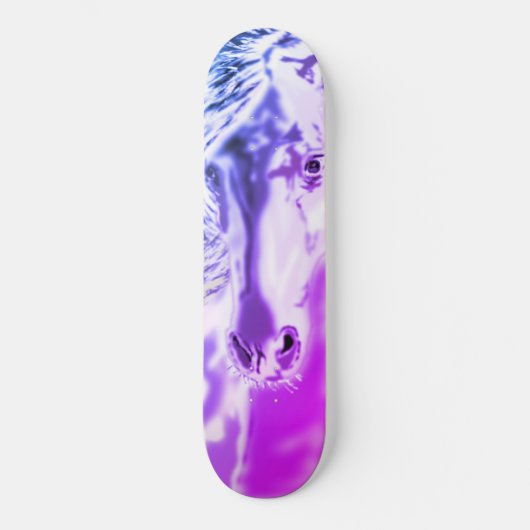 Skateboard Cheval blanc - (Recto)
