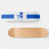 Skateboard Cheval bleu (Horz)