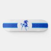 Skateboard Cheval bleu (Horz)