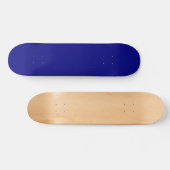 Skateboard Cheval Cheval en bleu art déco (Horz)
