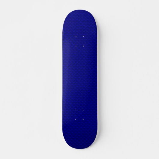 Skateboard Cheval Cheval en bleu art déco (Devant)