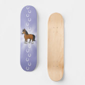 Skateboard Cheval de bande dessinée (Recto)