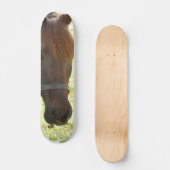 Skateboard Cheval de châtaigne très douce (Recto)