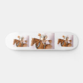 Skateboard Cheval de course et Jockey (Horz)