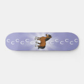 Skateboard Cheval de Dessin Animé (Horz)
