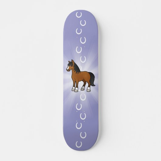 Skateboard Cheval de Dessin Animé (Devant)