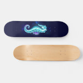 Skateboard Cheval de mer de glace cristal sur Arrière - plan (Horz)