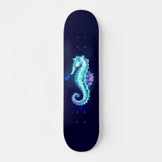 Skateboard Cheval de mer de glace cristal sur Arrière - plan (Devant)