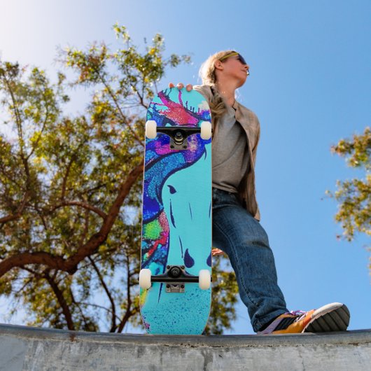 Skateboard Cheval multimédia mixte (Extérieur 1)