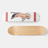 Skateboard Cheval norvégien de fjord élevant la planche à (Horz)