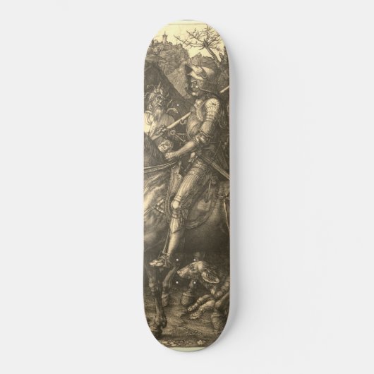 SKATEBOARD CHEVALIER, MORT ET DIABLE (Recto)