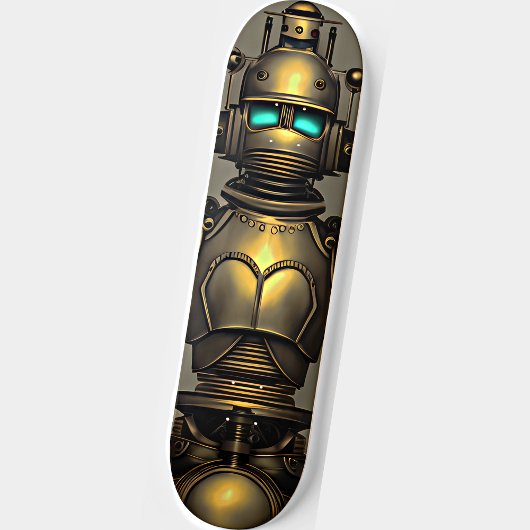 Skateboard Chevalier robot Steampunk