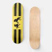 Skateboard Chevaux noirs + (Recto)