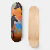 Skateboard Chevaux sauvages (Recto)