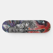 Skateboard Cheveux Guitare Art (Horz)