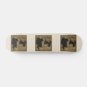Skateboard Chèvre - Animaux Carrés Illustration (Horz)