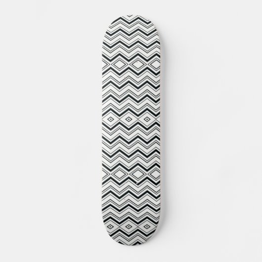 Skateboard Chevron et diamants (Recto)
