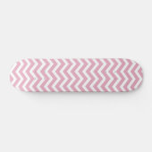 Skateboard chevron rose et gris (Horz)