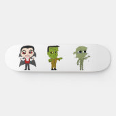 Skateboard Chibi vampire, monstre et maman (Horz)