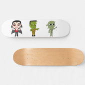 Skateboard Chibi vampire, monstre et maman (Horz)