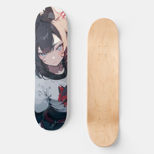 Skateboard Chica Cat (Recto)