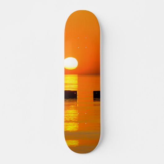 Skateboard Chicago Orange Galore Matin (Devant)