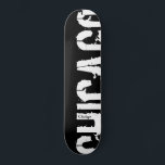 Skateboard Chicago - Patinage de style urbain<br><div class="desc">Design urbain cool</div>