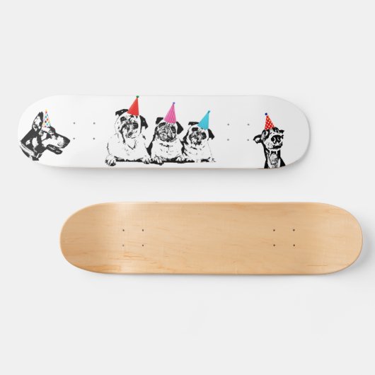 Skateboard Chien (Horz)