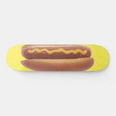Skateboard Chien chaud avec moutarde (Horz)
