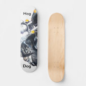 Skateboard Chien De Cochon De Moto Né Pour Ride Russell Terri (Recto)
