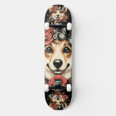 Skateboard Chien de Corgi (Recto)