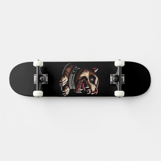 Skateboard Chien fou (Horz)