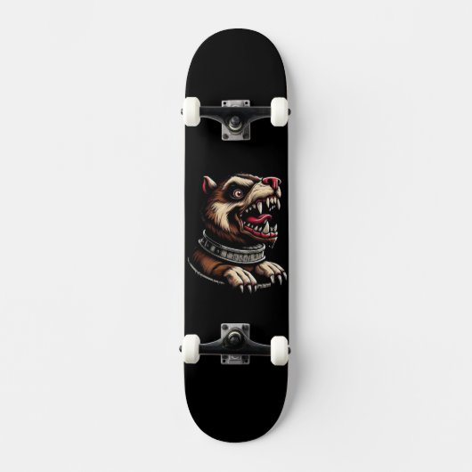 Skateboard Chien fou (Recto)