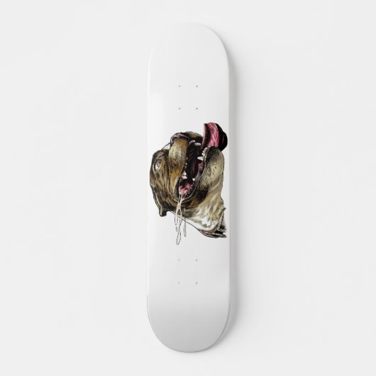 Skateboard Chien heureux - planche à roulettes (Devant)