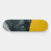 Skateboard chien jaune (Horz)