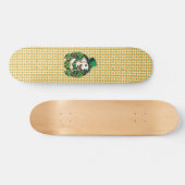 Skateboard Chien mignon de la Saint Patrick (Horz)