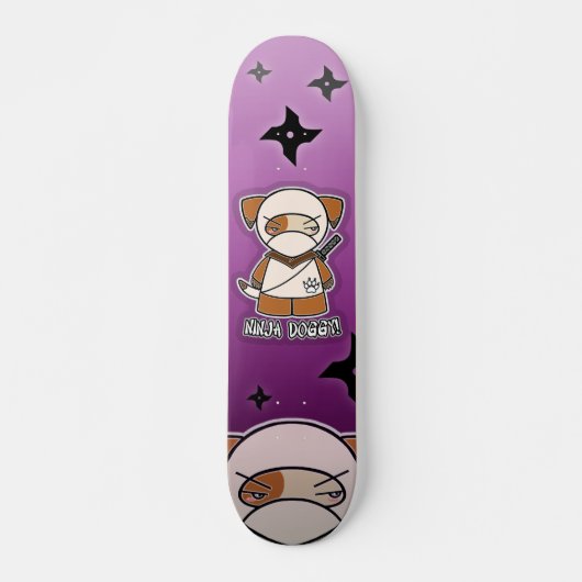 Skateboard Chienchien de Ninja ! Planche à roulettes (Devant)