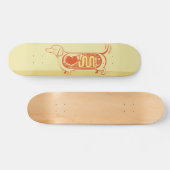 Skateboard Chiens de saucisse du coeur I (Horz)