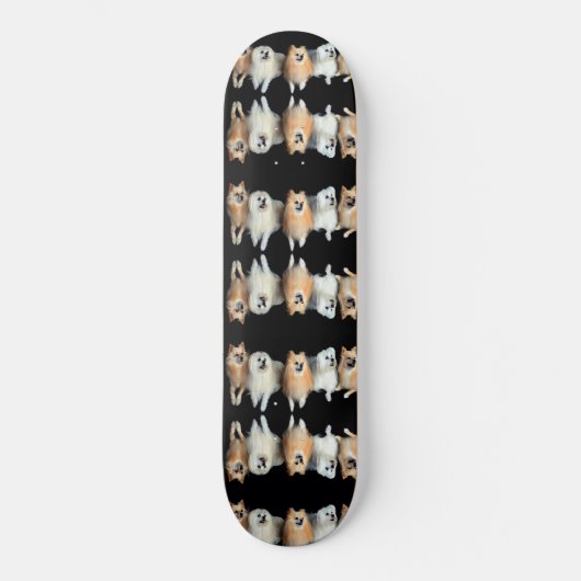 Skateboard Chiens mignons (Recto)