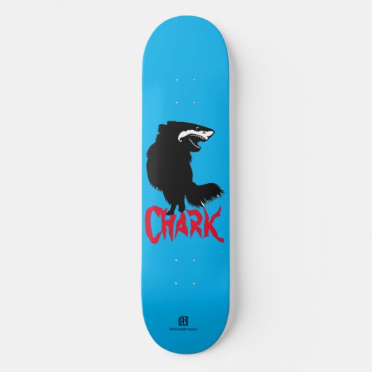 Skateboard Chihuahua + requin = Chark (Recto)