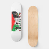 Skateboard Children of Gaza Painting Palestine Flag  (Recto)