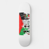 Skateboard Children of Gaza Painting Palestine Flag  (Recto)