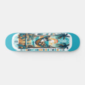 Skateboard Chill tropical (Horz)