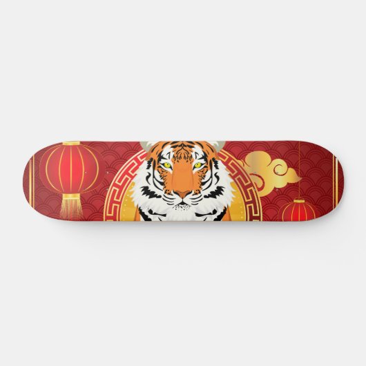 Skateboard Chinese new year design with tiger (Horz)