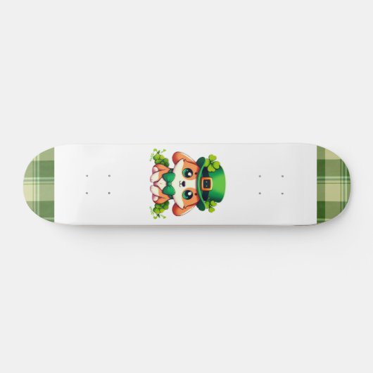 Skateboard Chiot de la Saint-Patricks (Horz)