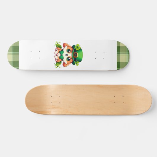 Skateboard Chiot de la Saint-Patricks (Horz)
