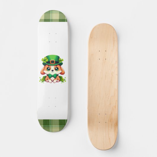 Skateboard Chiot de la Saint-Patricks (Recto)