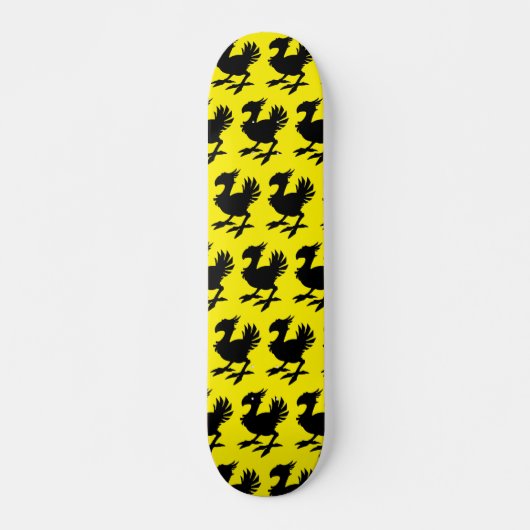 Skateboard Chocobo Silhouette (Devant)