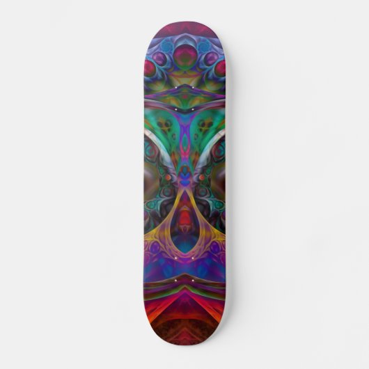 Skateboard Chouette Abstraite de l'Apophyse I (Recto)