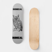 Skateboard Chouette inimique (Recto)